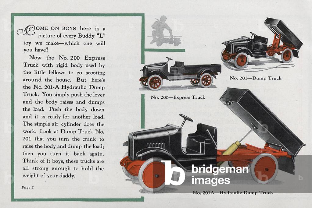 The Buddy 'L' Dump, Express And Hydraulic Dump Trucks
