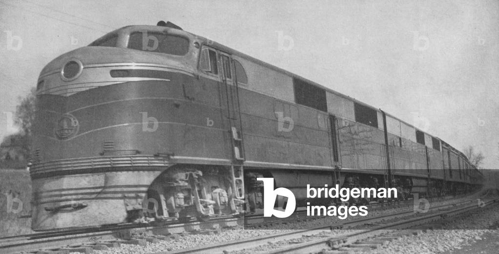 The Shenandoah Passenger Train Of The Baltimore And Ohio Railroad