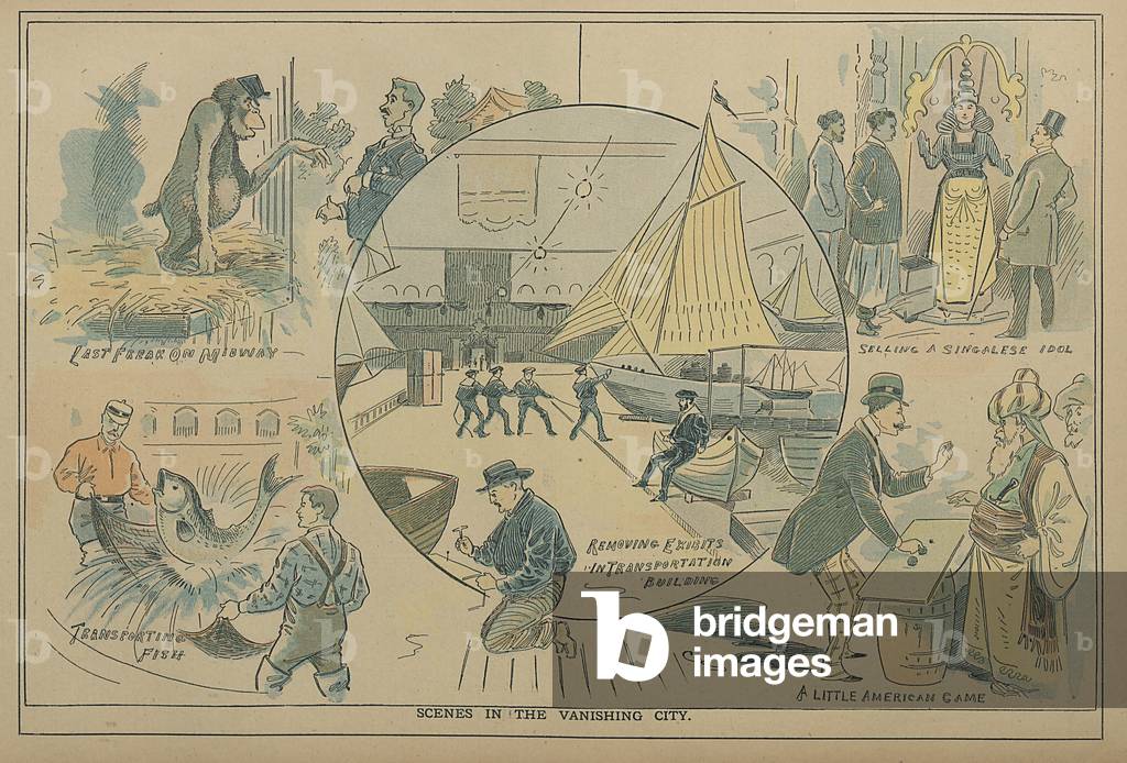 Inter-Ocean Illustrated Supplement - Scenes In The Vanishing City