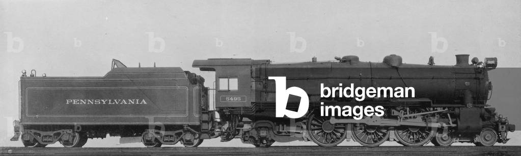 The Number 5495 Class K-4s/K-4SA Passenger Locomotive Of The Pennsylvania Railroad