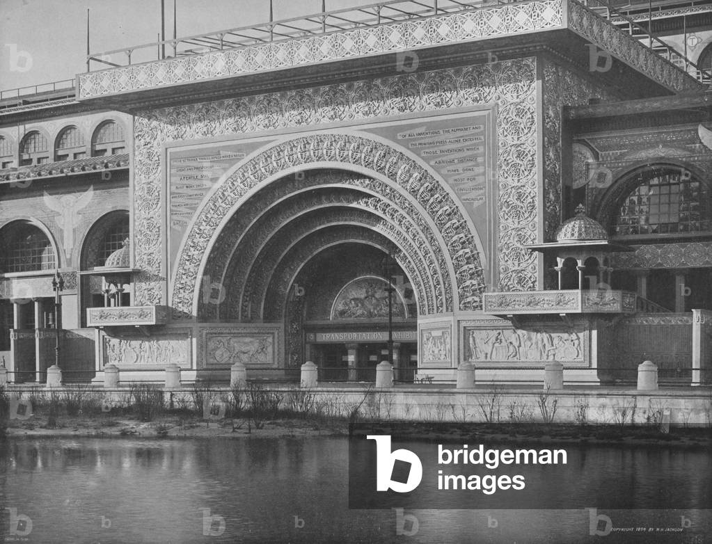 Golden Door Of Transportation Building At The World's Columbian Exposition