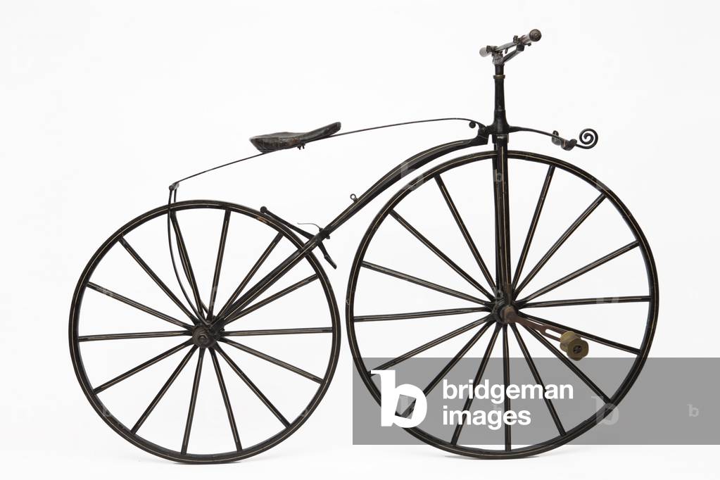 A Velocipede Early Bicycle, mid to late 1800s (photo)