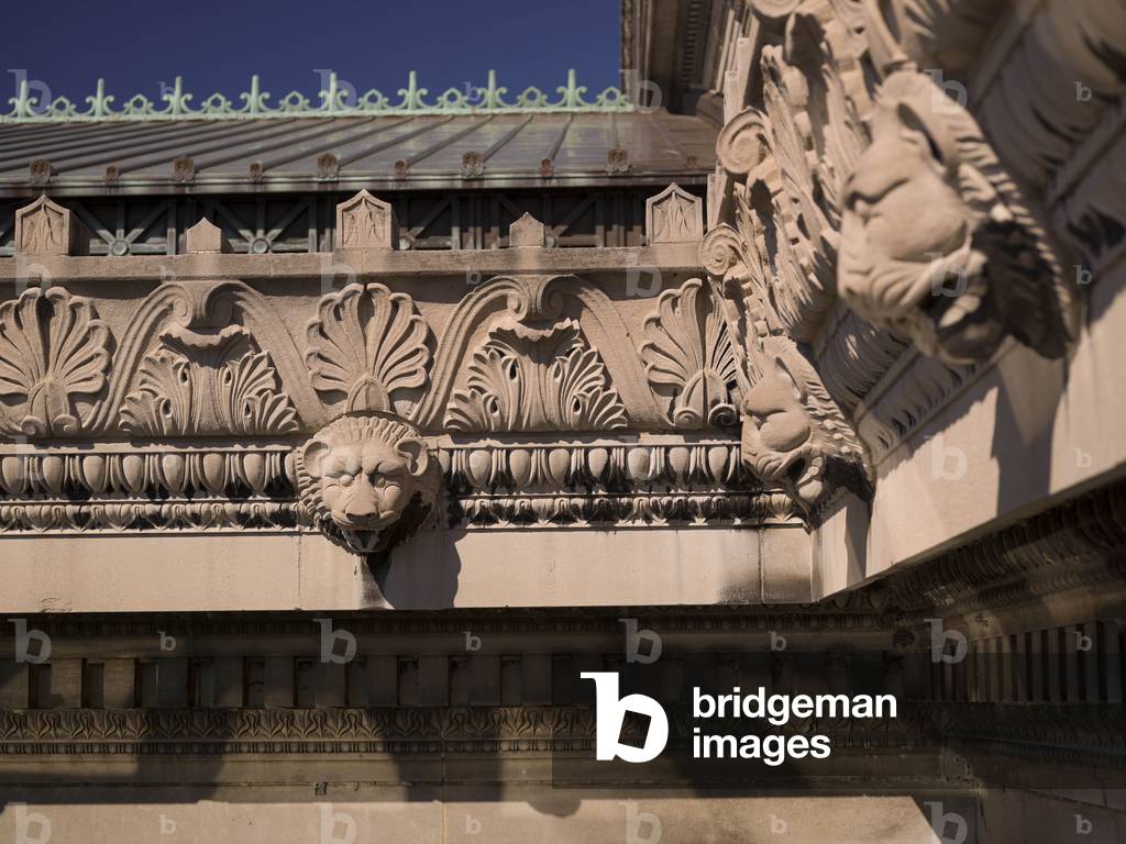 Architectural Detail Atop The Museum