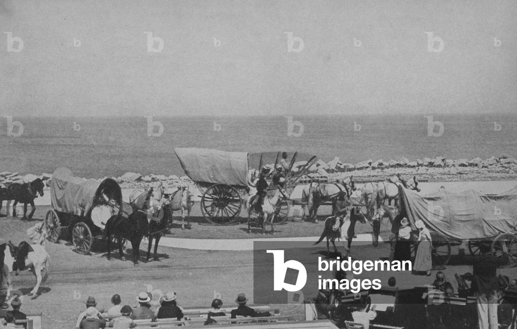 Covered Wagon Days At The Century Of Progress, 1934 (photo)