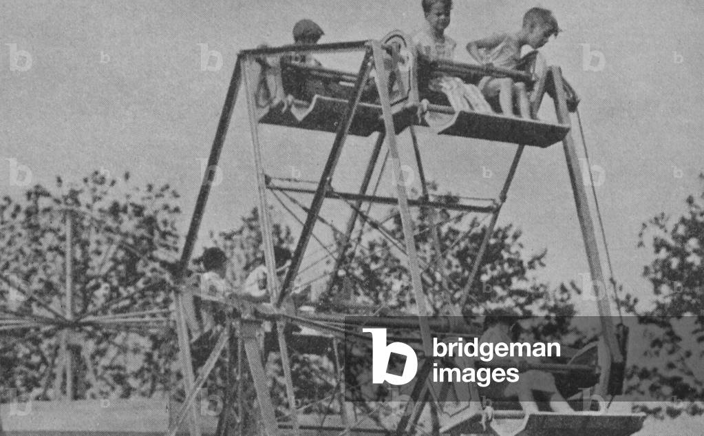 Enchanted Island - Ferris Wheel At The Century Of Progress