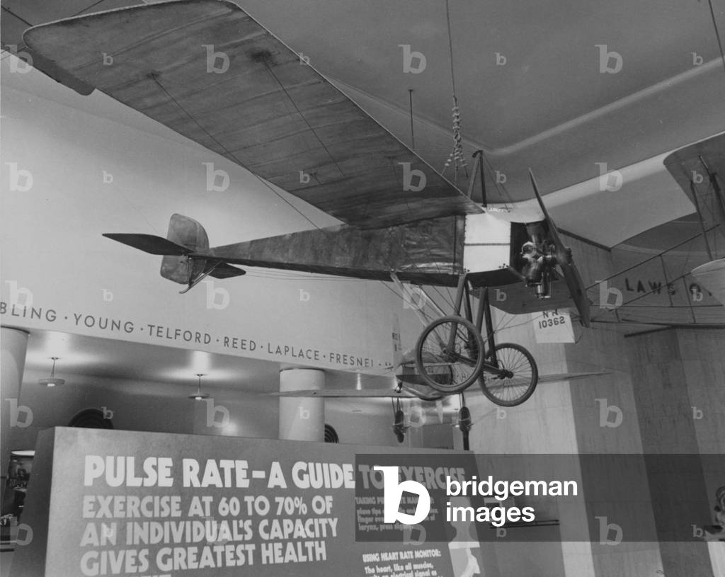 An Early Fixed Wing Plane On Display At Museum Of Science And Industry