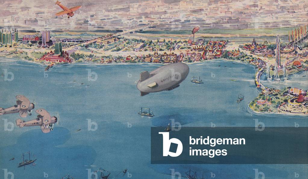 Century Of Progress Aerial View (Left)