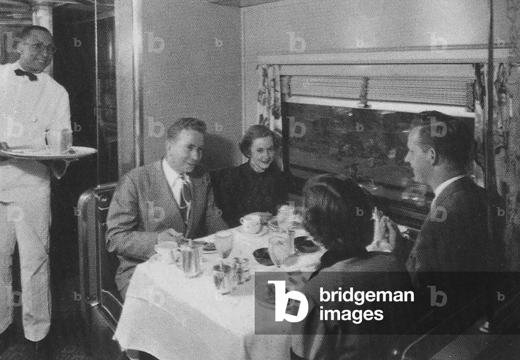 The Dining Car Of The California Zephyr
