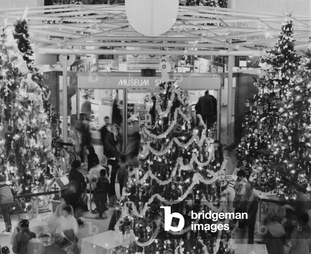 Christmas Trees On Display During The Annual Christmas Around The World Festival
