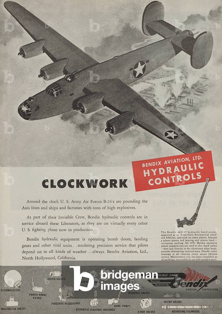 World War II Advertisement - Bendix Aviation Corporation