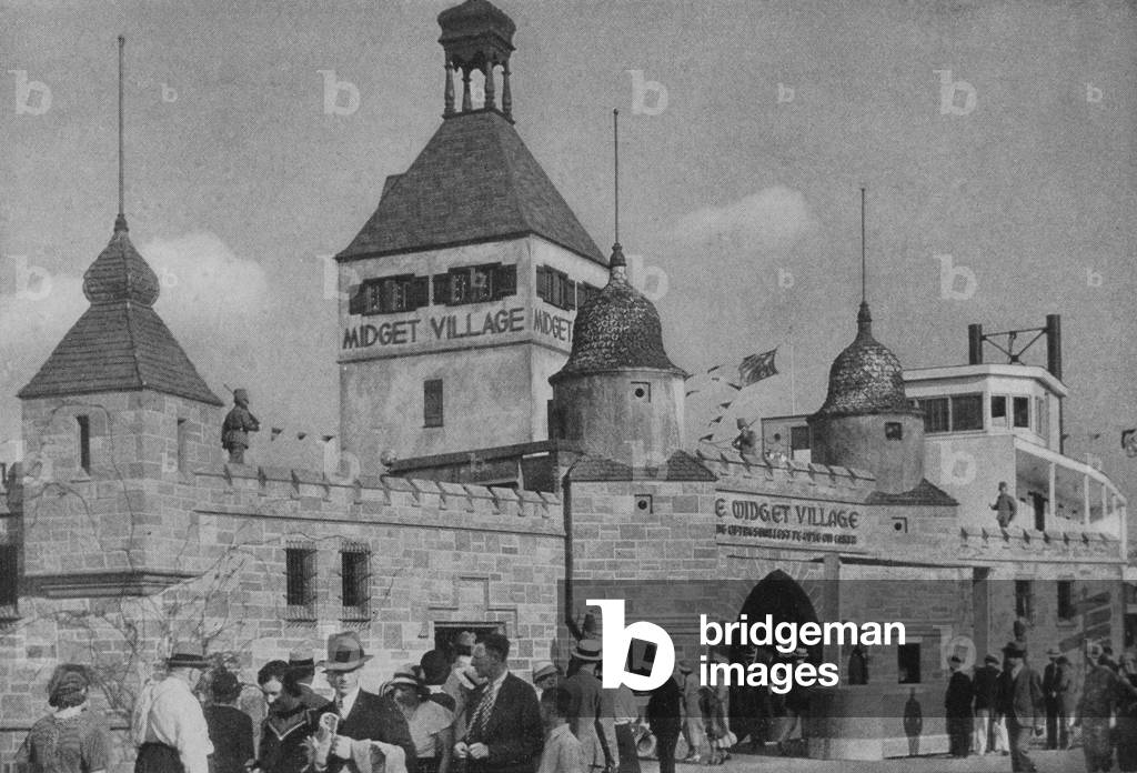 Midget Village On The Midway At The Century Of Progress