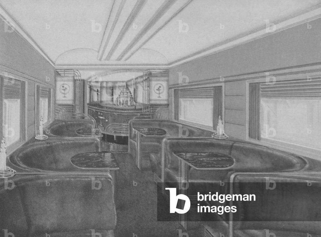 The Tavern Of The Southern Pacific 'Daylight' Streamline Train