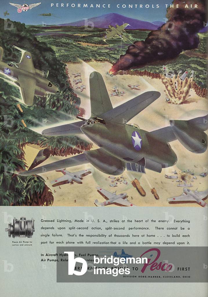 World War II Advertisement - Pesco Products Company, Cleveland, Ohio