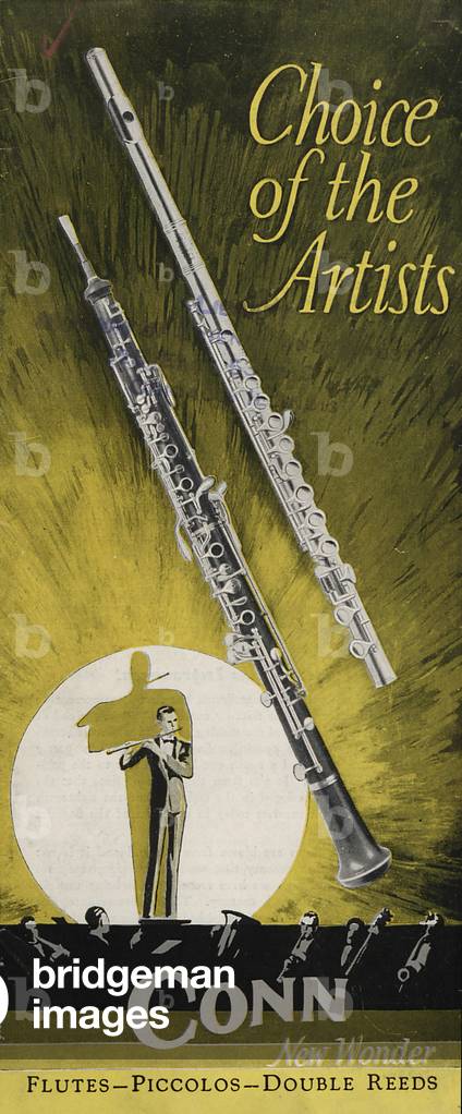 A Musician Playing a Charles Gerard Conn Flute