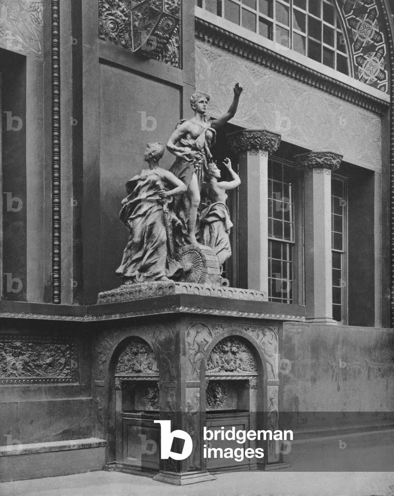 Group Of Statuary, Transportation Building At The World's Columbian Exposition