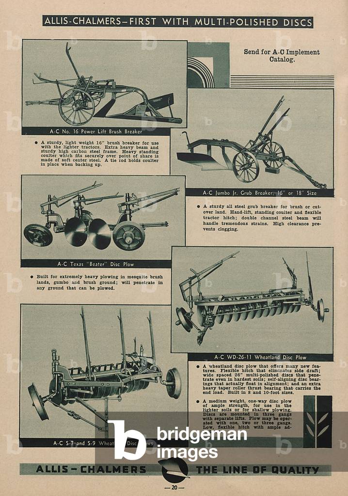 Various Allis Chalmers Tractor Equipment