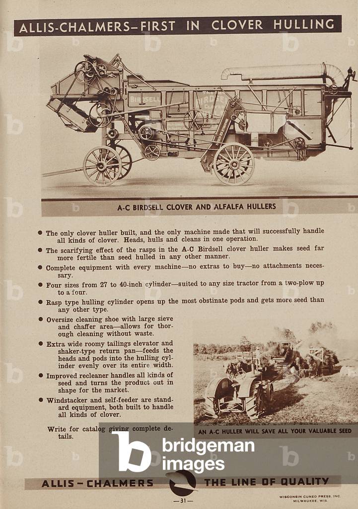 Allis Chalmers Birdsell Clover And Alfalfa Hullers