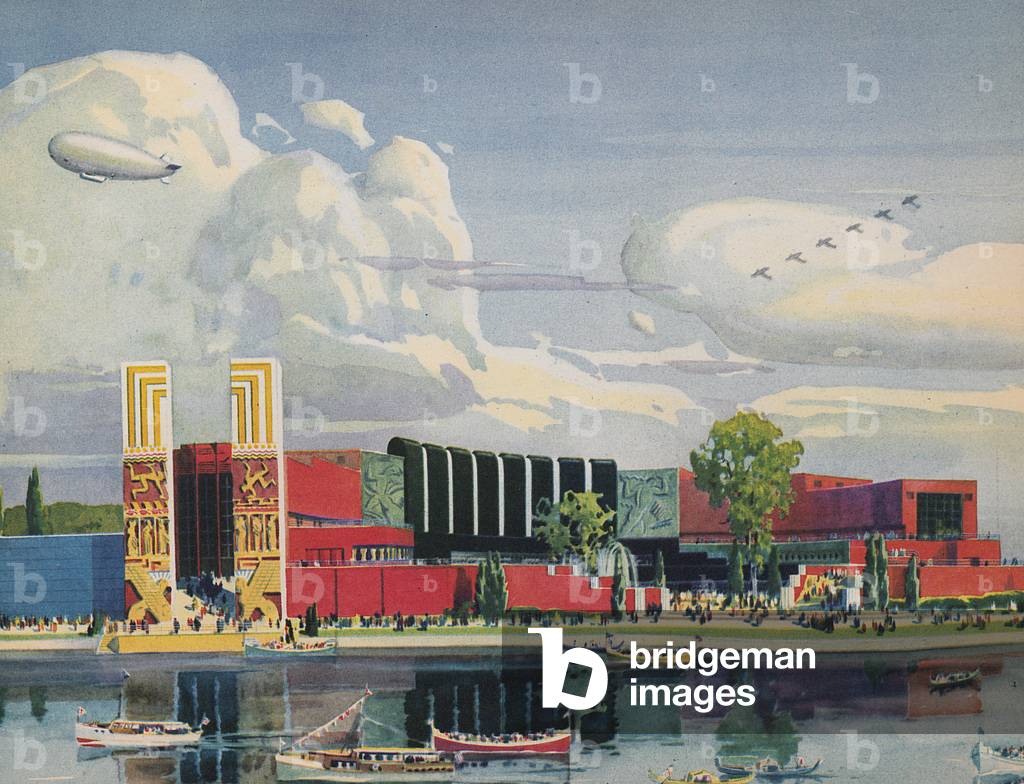 The Electrical Building At The Century Of Progress