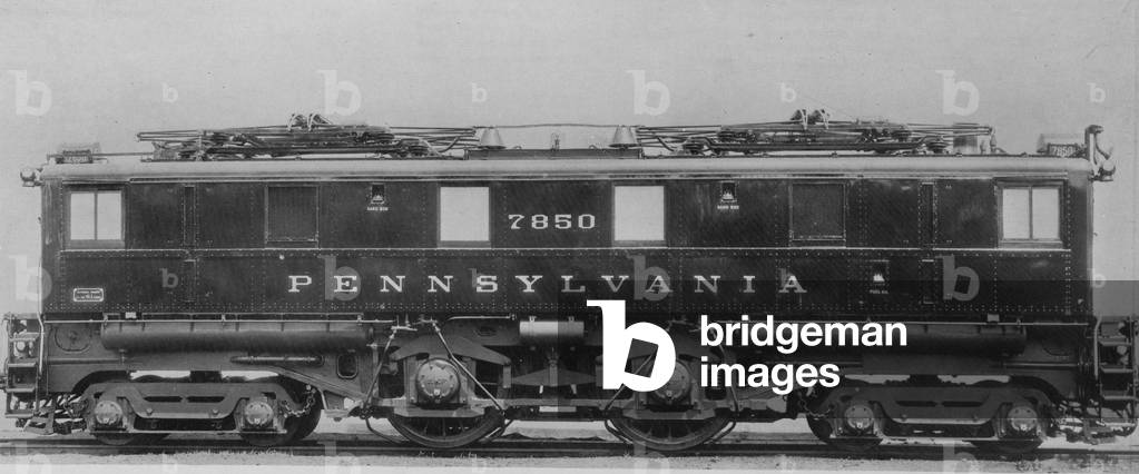 The Number 7850 Class O-1 Electric Passenger Engine Of The Pennsylvania Railroad