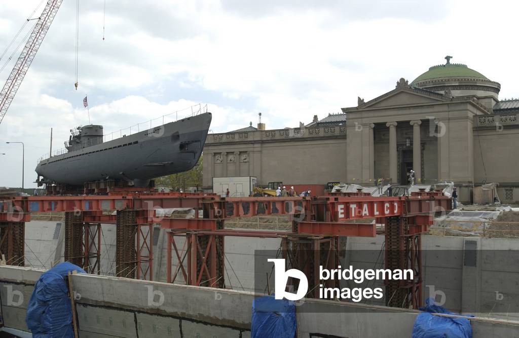 The Move Of The Captured German Submarine U505