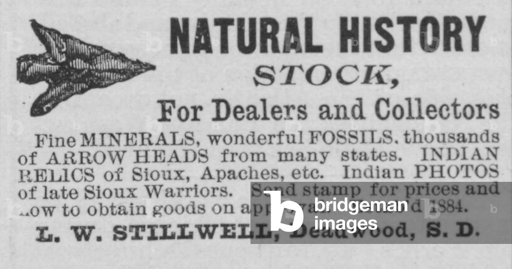 Natural History Stock Advertisement