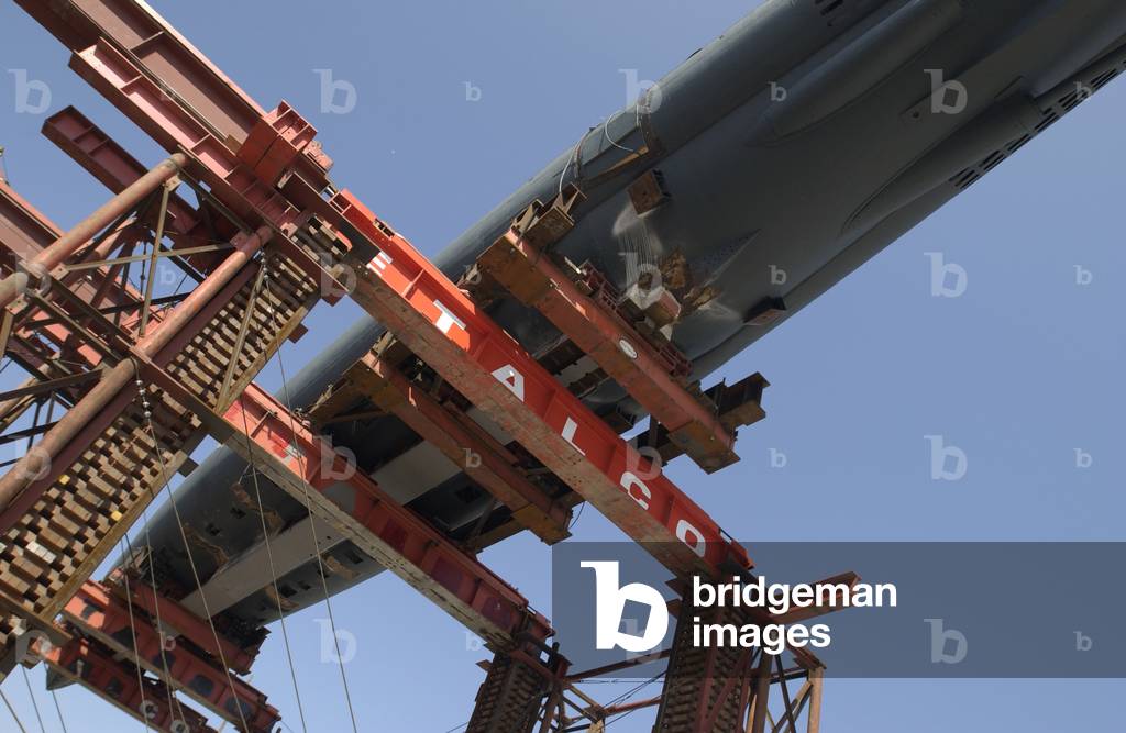 The Move Of The Captured German Submarine U505