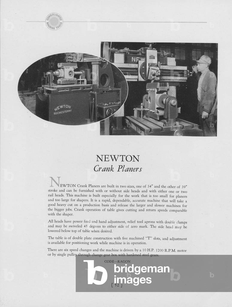 Newton Crank Planers