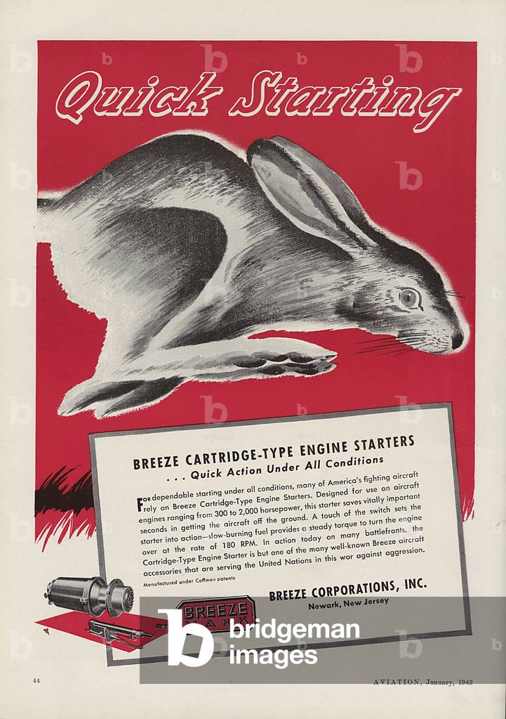 World War II Advertisement - Breeze Mark, New Jersey