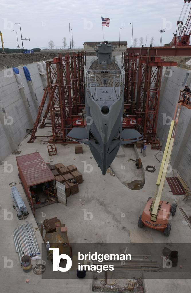 The Move Of The Captured German Submarine U505