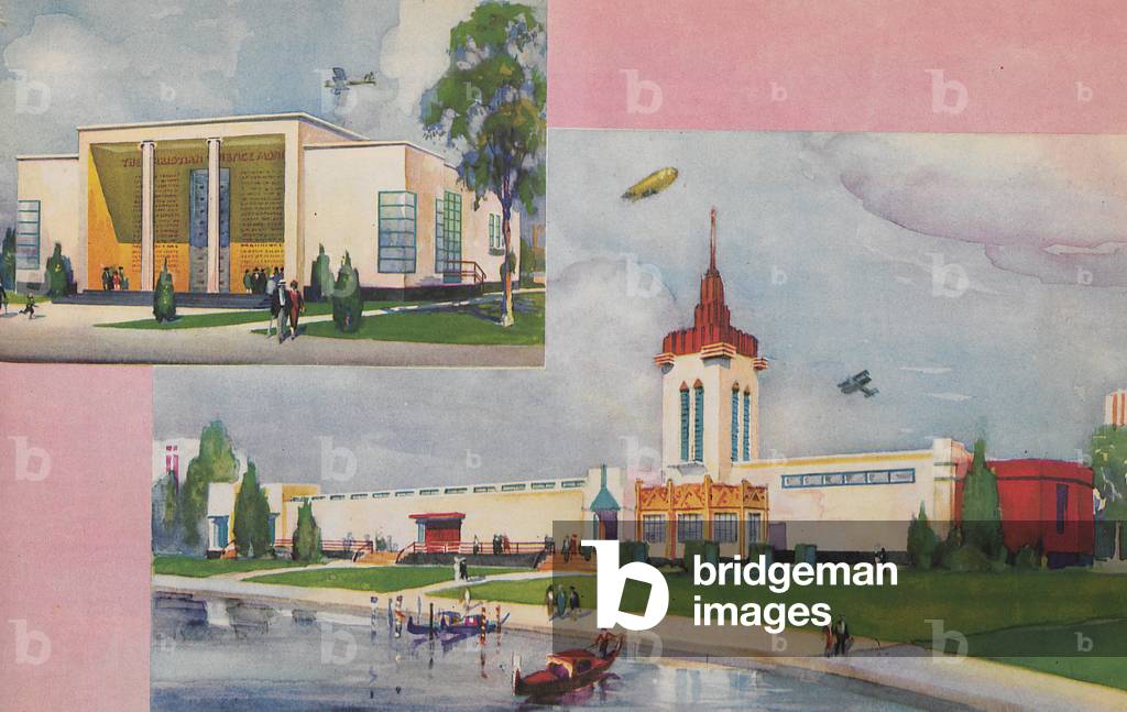 The Hall Of Religion And Christian Science Monitor Building At The Century Of Progress