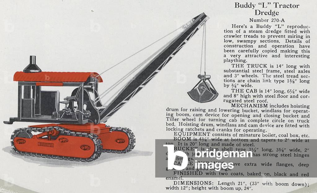The Buddy 'L' Tractor Dredge