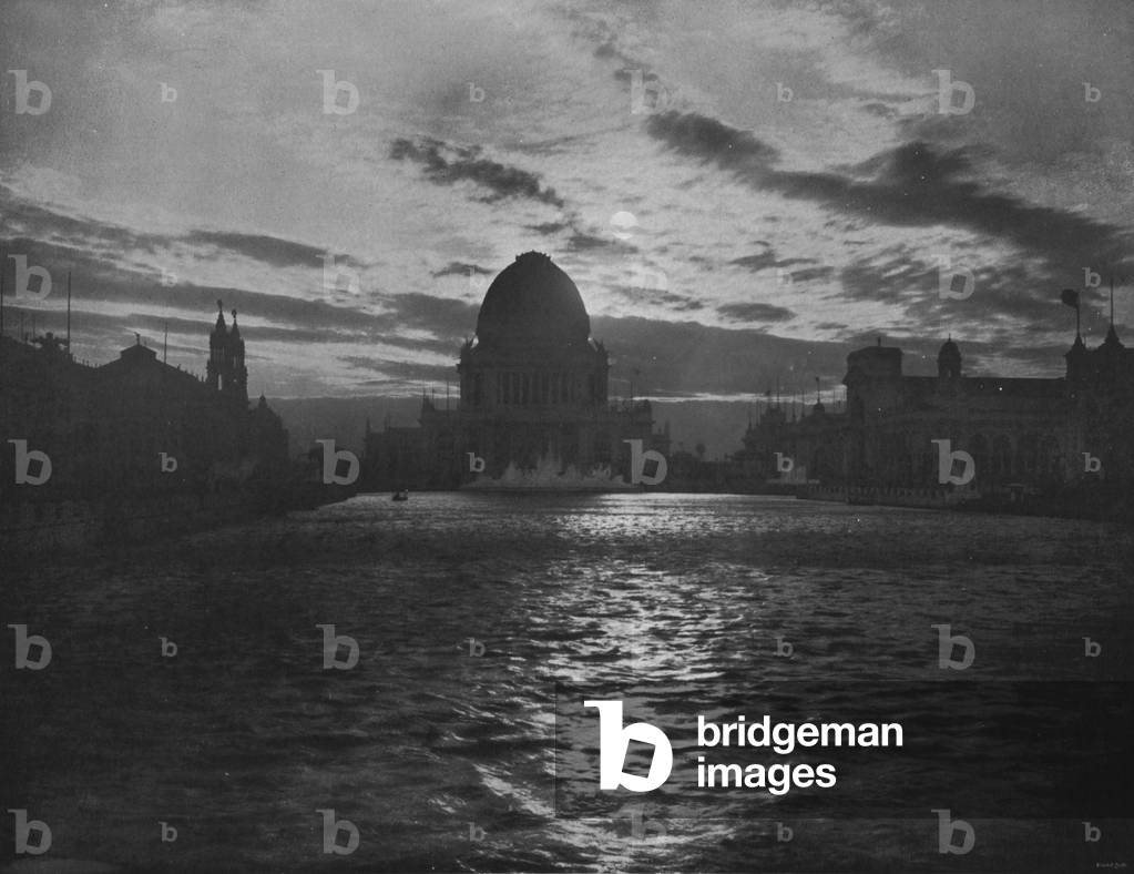 The White City At Midnight At The World's Columbian Exposition