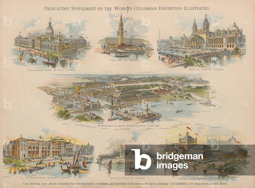 Dedicatory Supplement Of The World's Columbian Exposition Illustrated