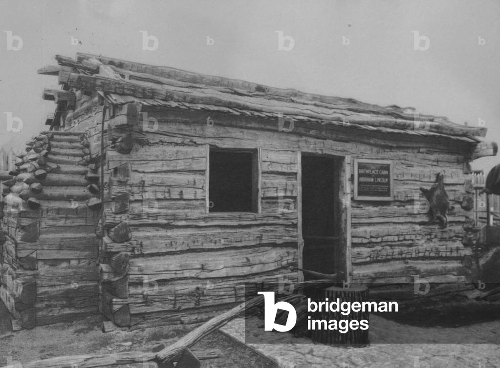 Reproduction Of Abraham Lincolns Birthplace At The Century Of Progress