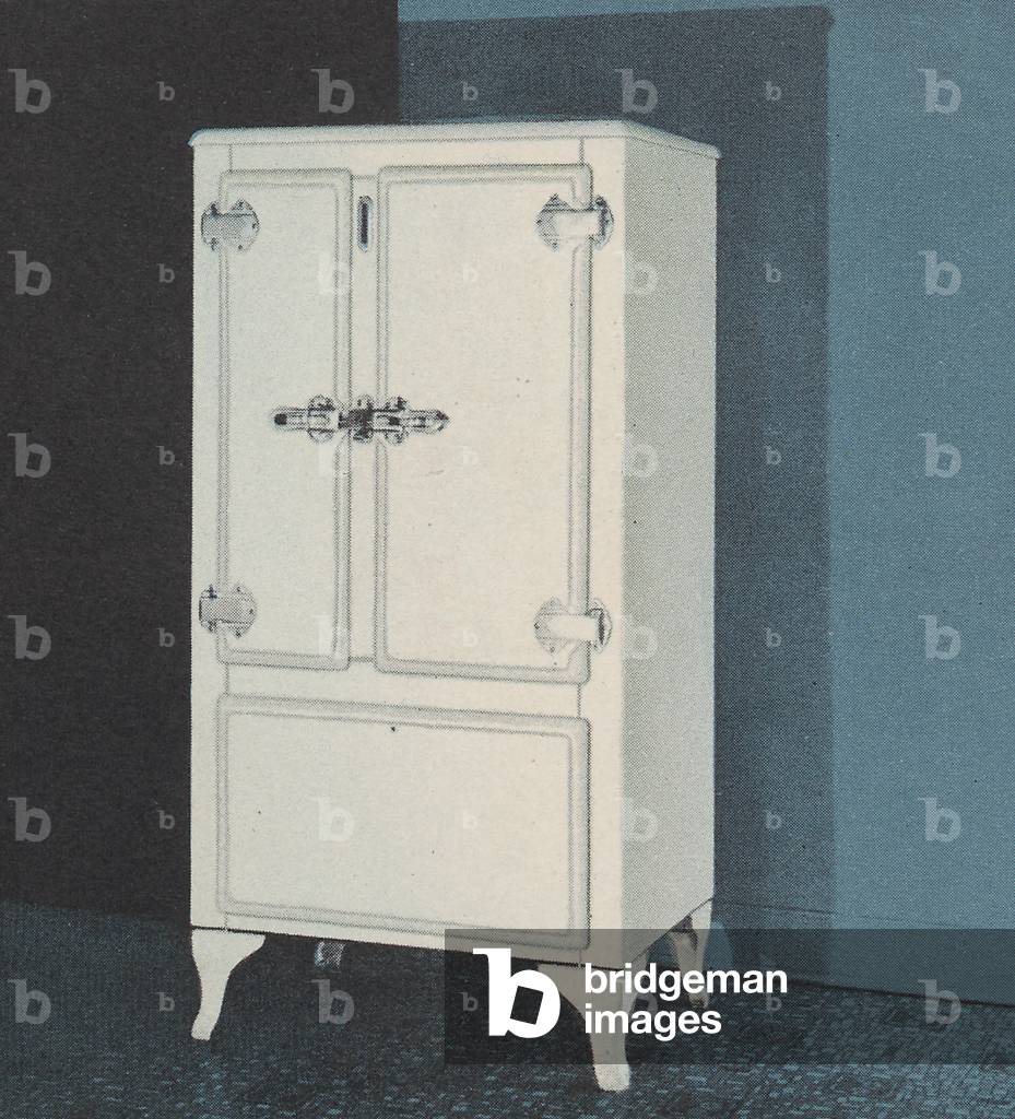 A Copeland Deluxe Model Refrigerator Cabinet