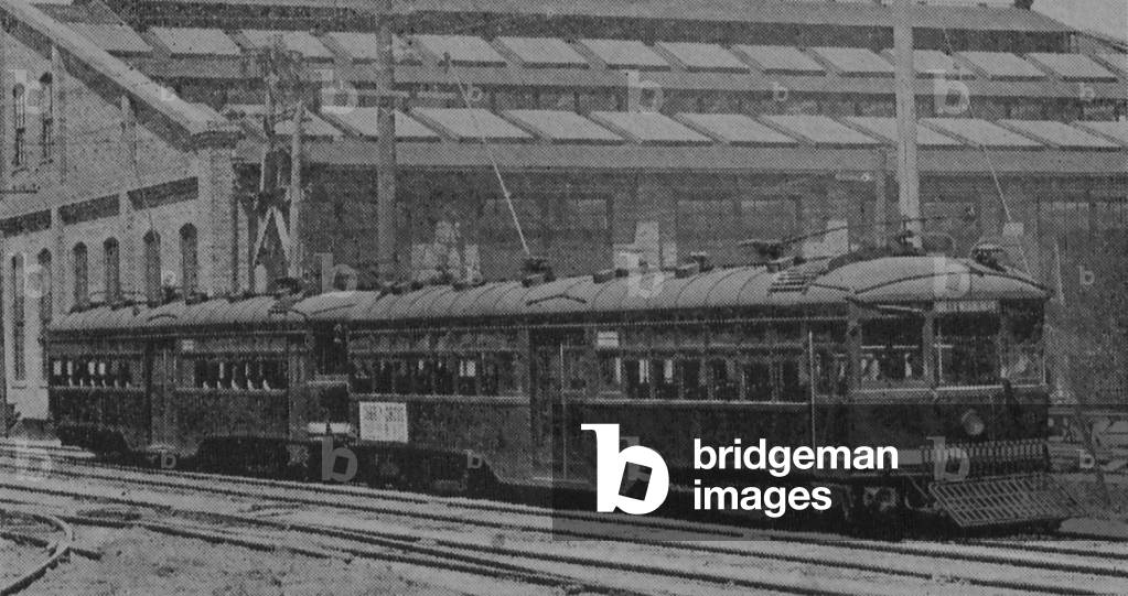 Westinghouse Electric And Manufacturing Company's Two-Car Multiple-Unit Train, Operating For The Pacific Electric Railway