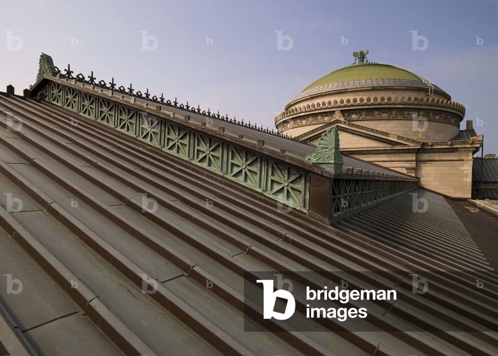 Architectural Detail Atop The Museum