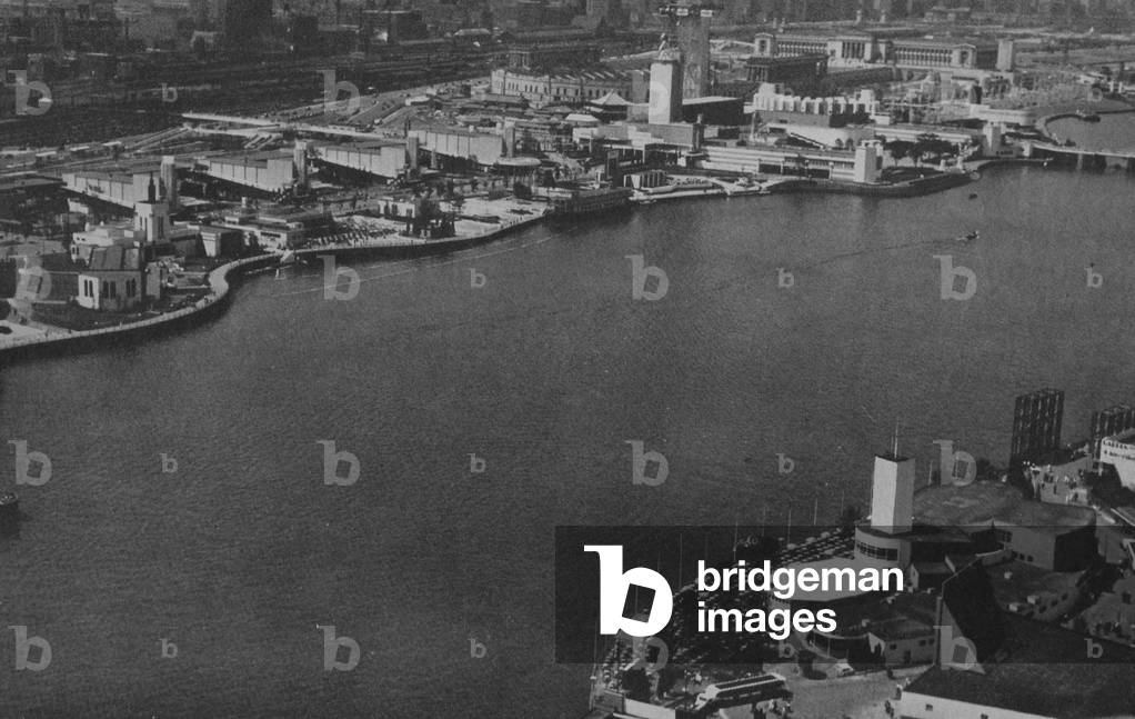 Northwest Across South Lagoon At The Century Of Progress