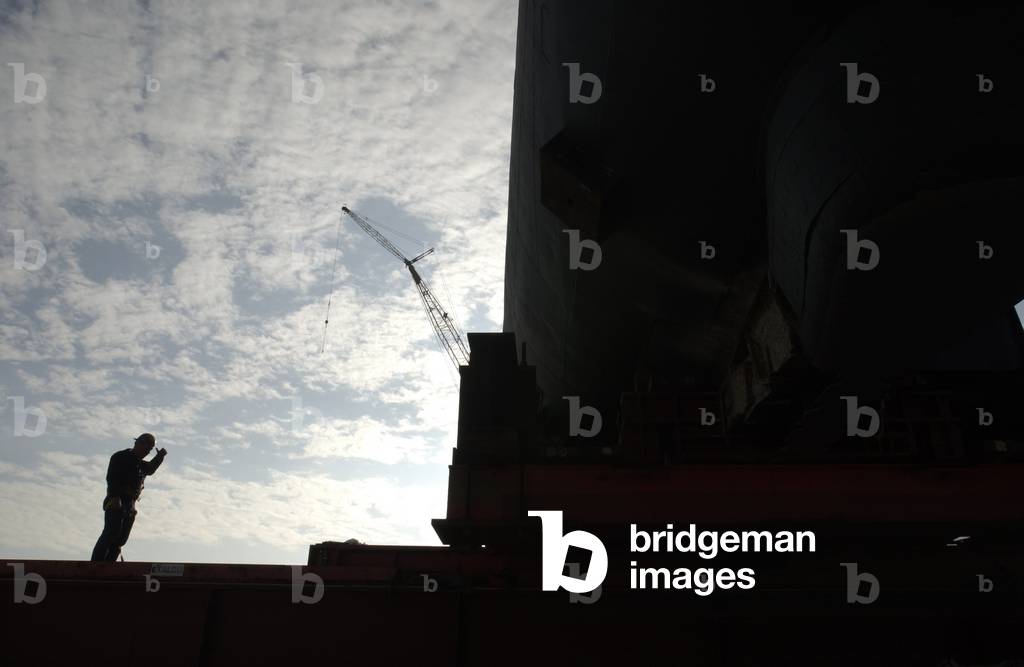 The Move Of The Captured German Submarine U505