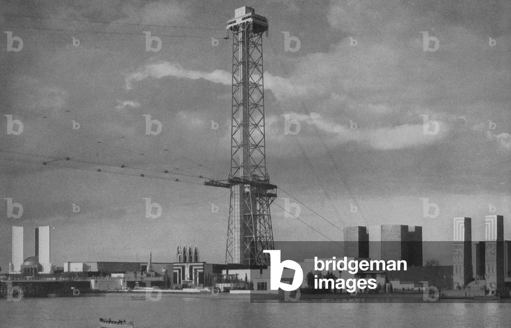 Sky Ride From The Hall Of Science At The Century Of Progress