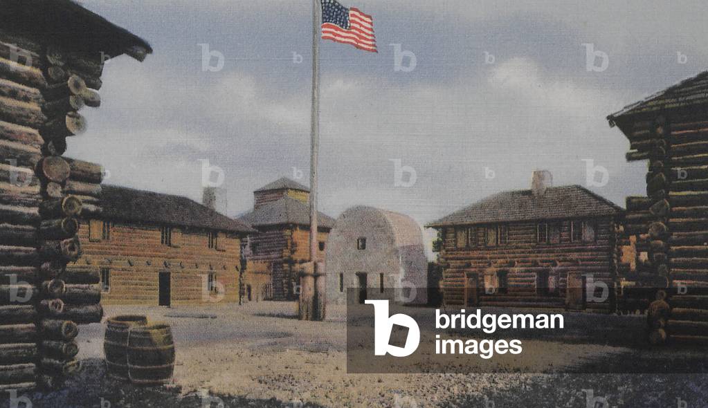 Fort Dearborn Replica Interior At The Century Of Progress