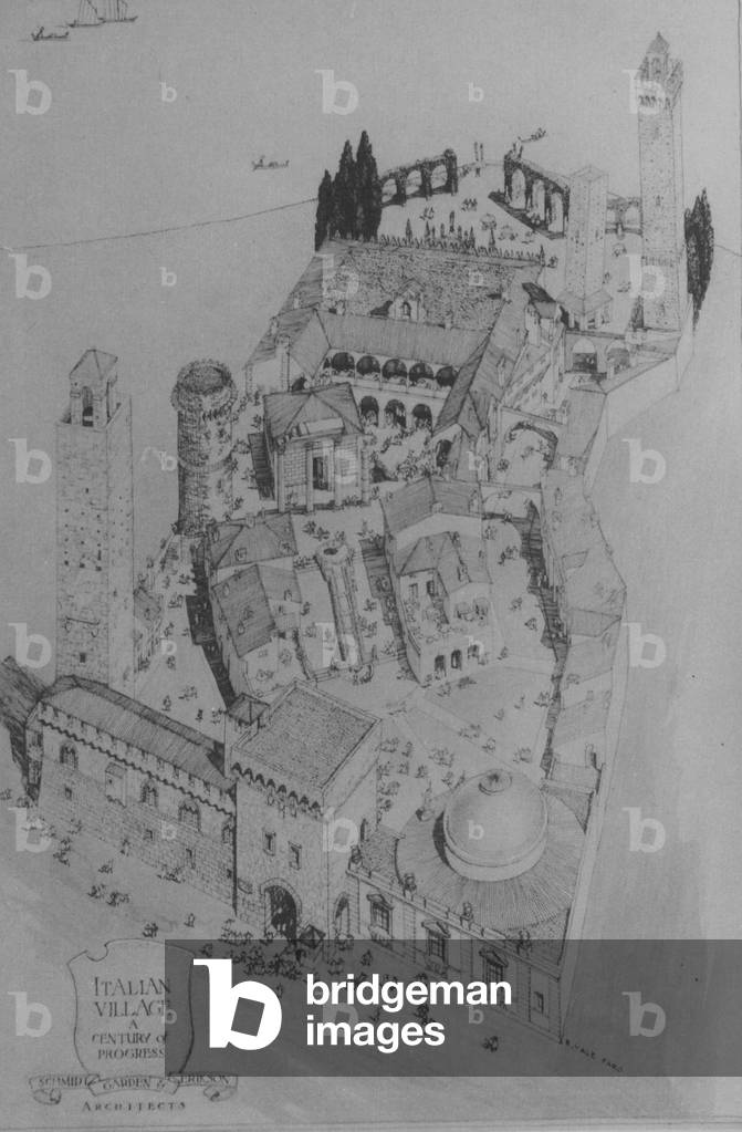 The Italian Village At The Century Of Progress