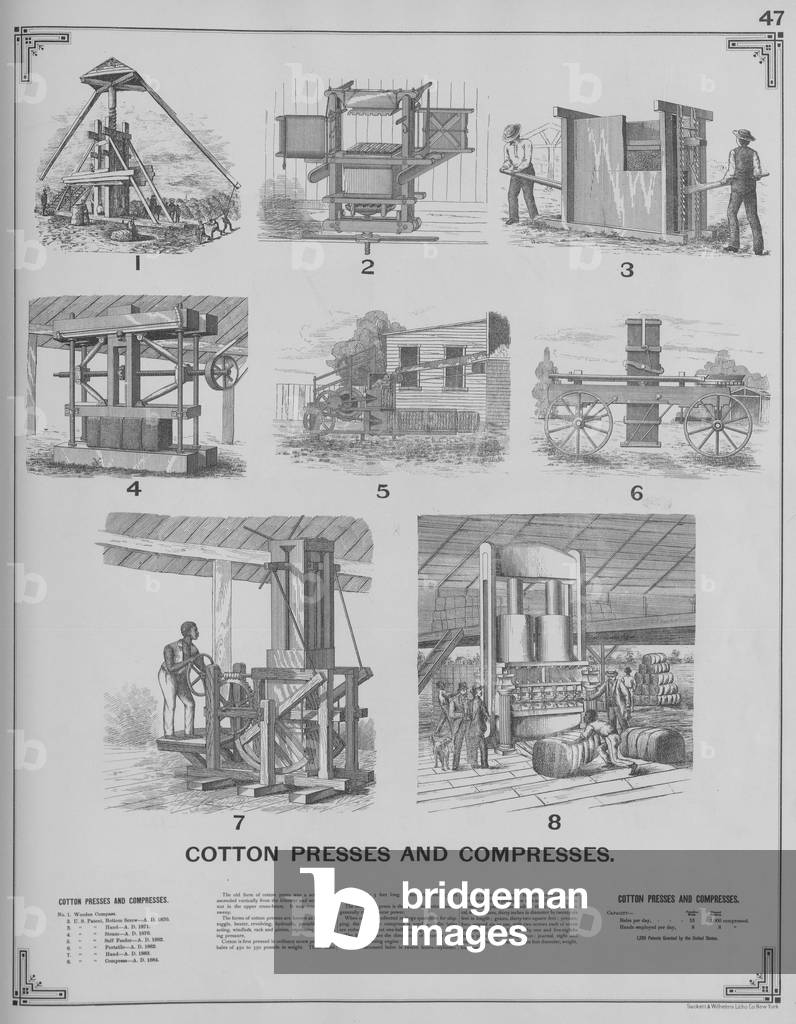 Cotton Presses And Compresses