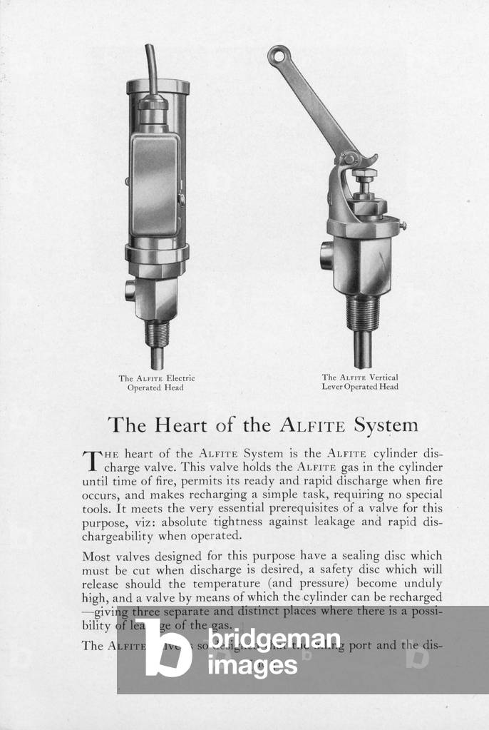 Images Of An Alfite Electric Operated Head And An Alfite Vertical Lever Operated Head