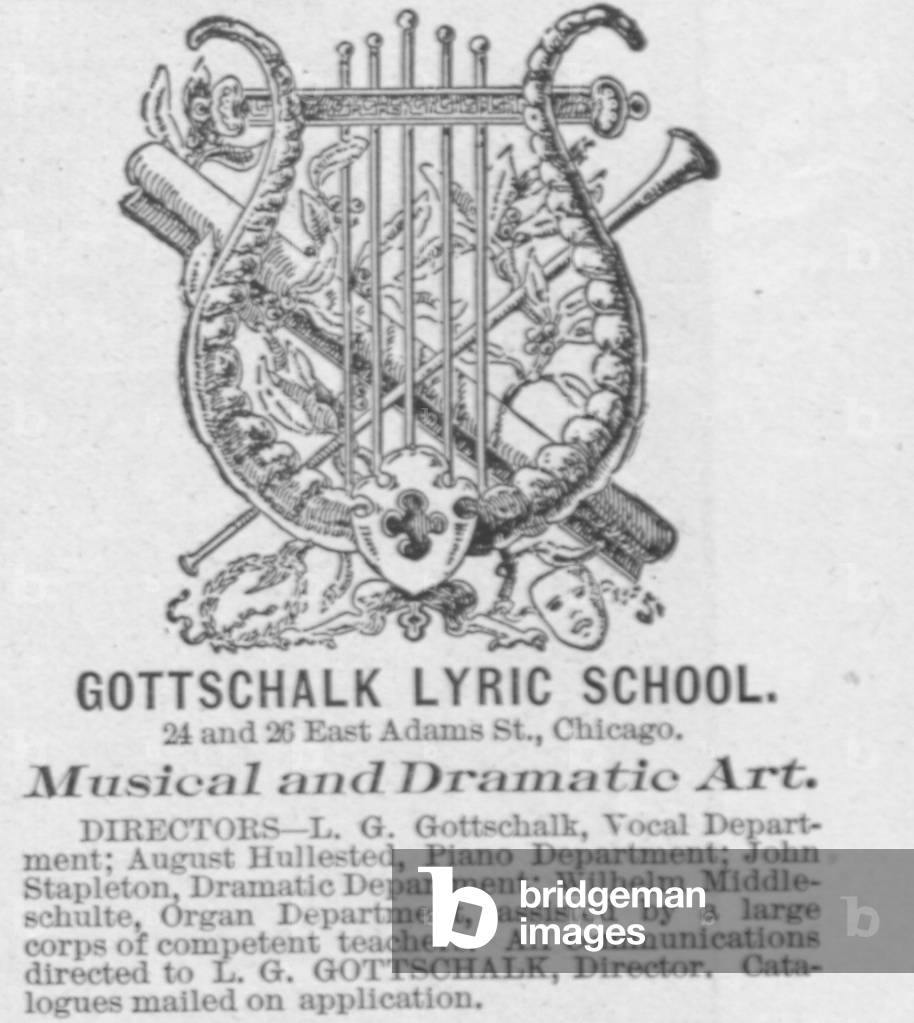 Gottschalk Lyric School Advertisement