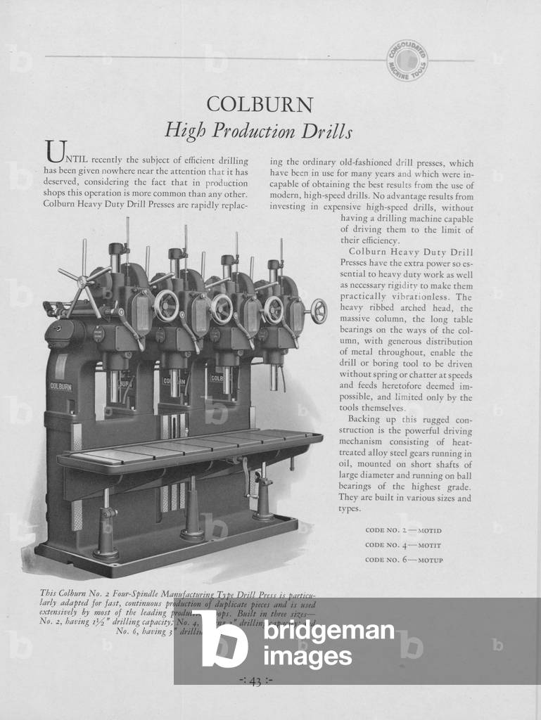 Colburn High Production Drills