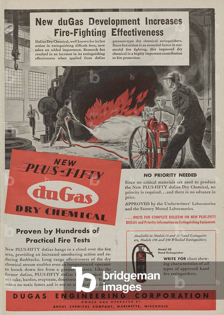 World War II Advertisement - Dugas Engineering Corporation, Wisconsin