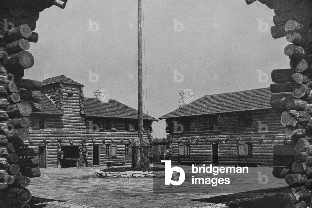 Fort Dearborn Replica Interior At The Century Of Progress