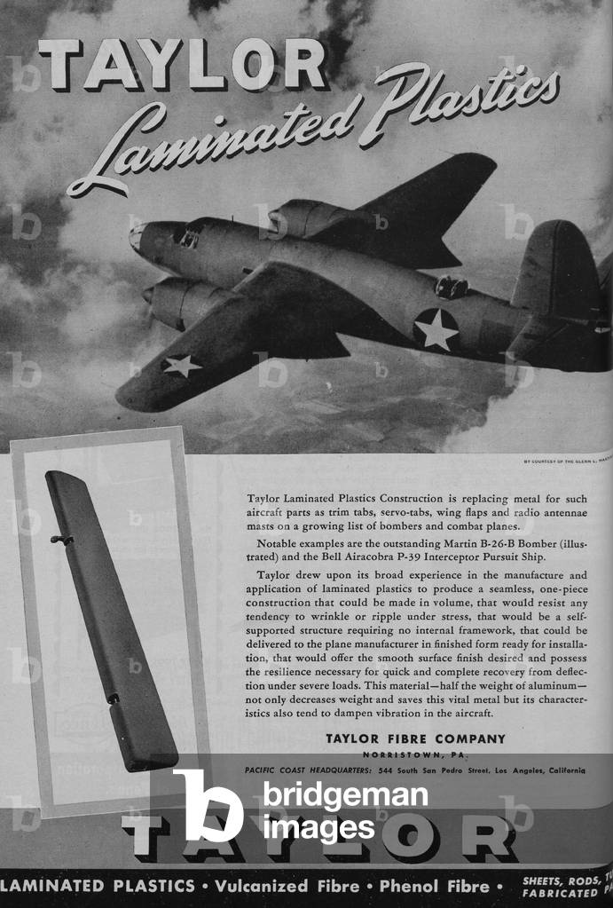 World War II Advertisement - Taylor Fiber Company, Norristown, Pennsylvania