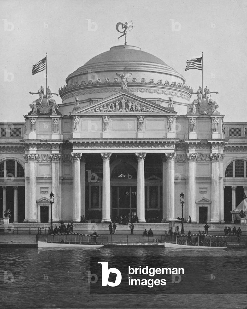 Main Entrance Of The Agricultural Building At The World's Columbian Exposition